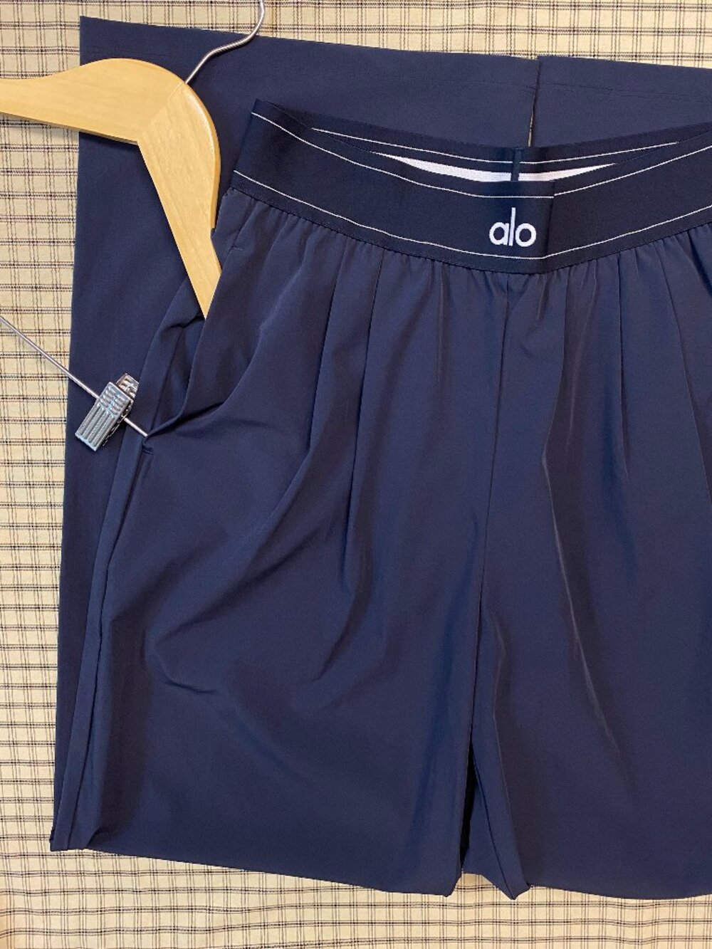 Navy Blue🧚‍💃Alo Yoga Suit Up Wide Leg Trouser Chic Workout Regular30” |Sz S-M - Picture 3 of 7